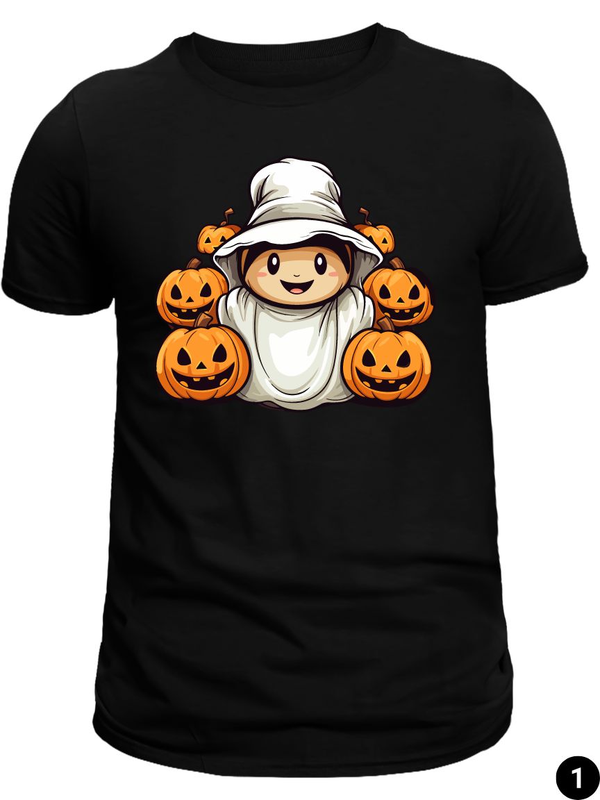 Halloween Black T-Shirt Halloween Black T-Shirt - Image 2