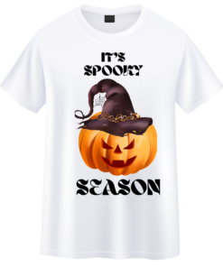 Halloween White T-Shirt Halloween White T-Shirt - Image 4