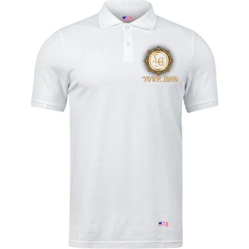 White Polo Shirts with your logo 1 White Polo Shirts with your logo 1 - Image 6