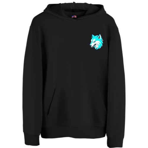 Black Hoodies with Wolf Black Hoodies with Wolf