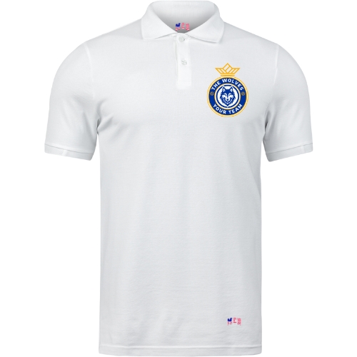 White Polo Shirts with your logo 1 White Polo Shirts with your logo 1 - Image 4